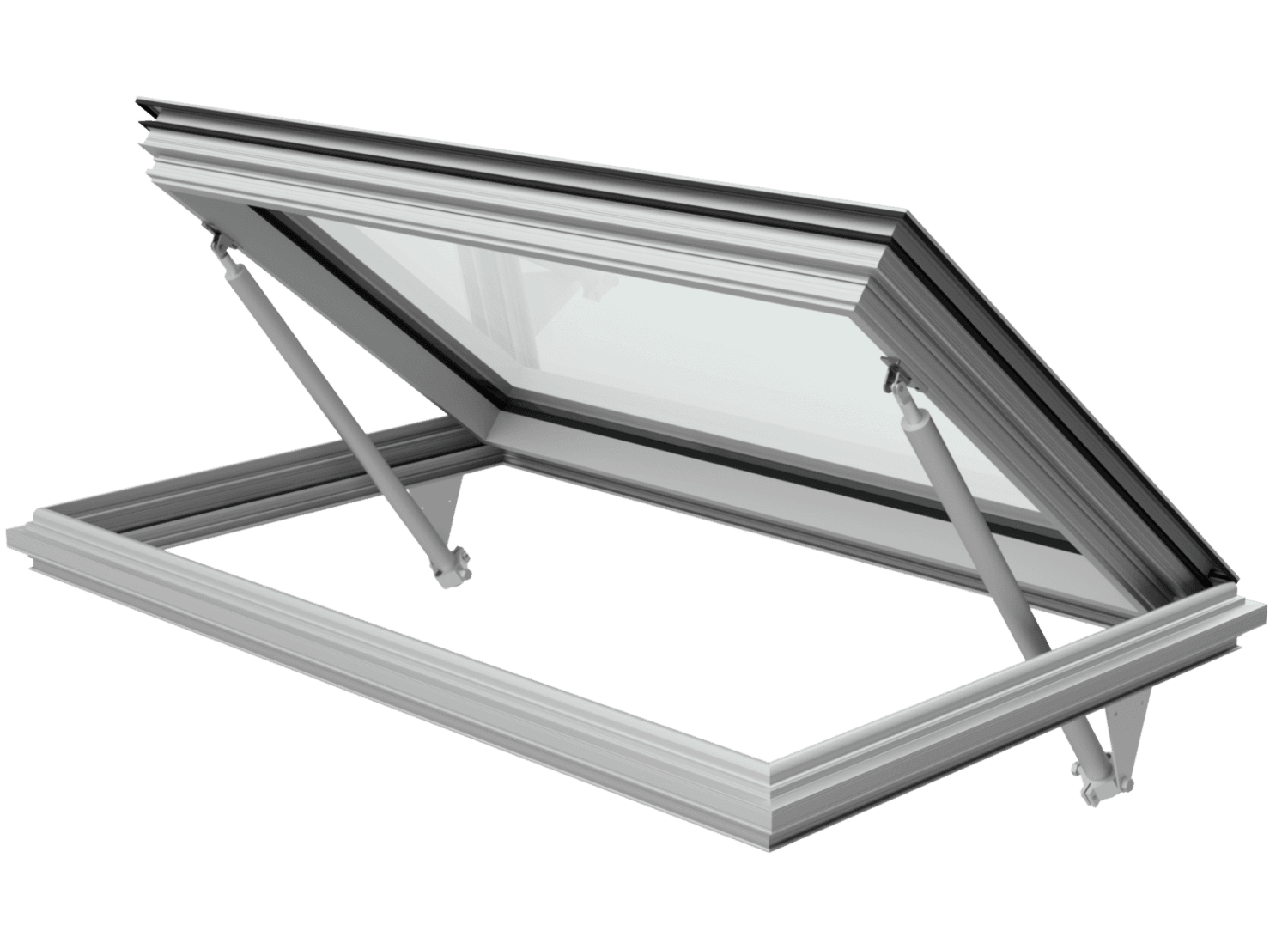 Ultrasky N-SHEV AOV Glazed  Smoke & Natural Casement Ventilator