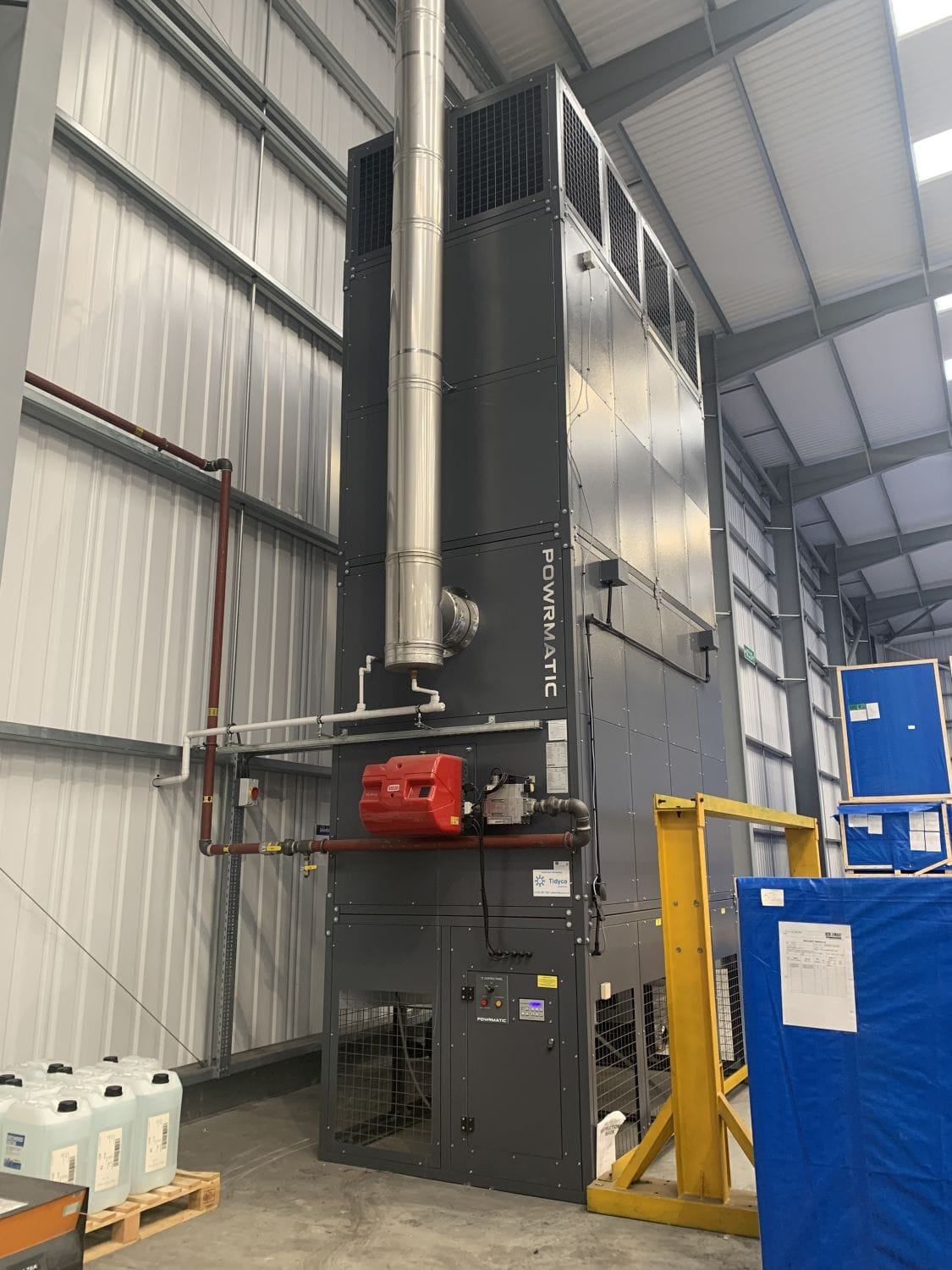 Air Rotation Warehouse Heating